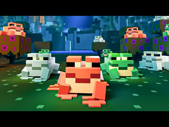 MineCraft Frogs walking to Bemax - Krushopocalipsis (Tik Tok Viral KrushFunk 2024) [AMV] #krushfunk