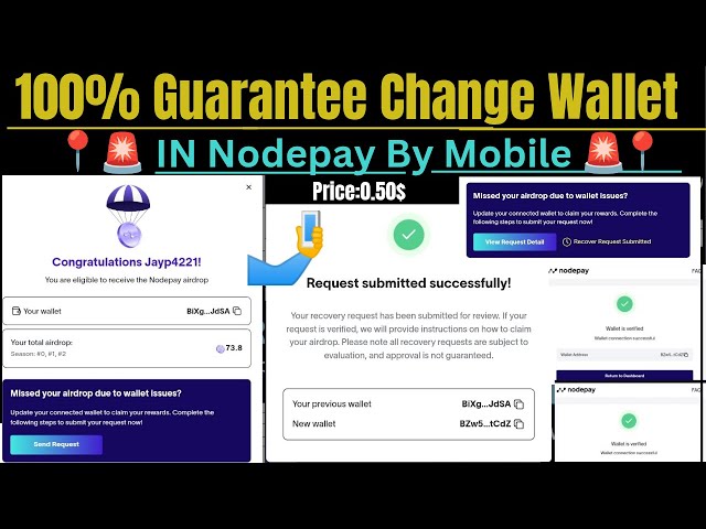 100% Guarantee Change YOUR'S Wallet in Nodepay Account 🚨 Ready For Change Wallet in Nodepay ||