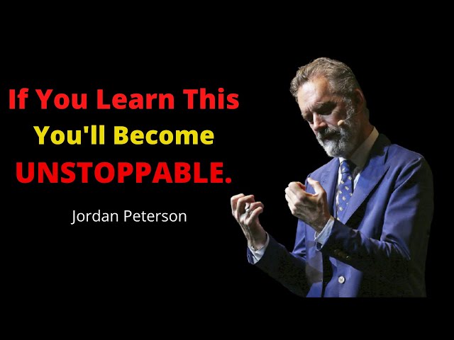 Jordan Peterson's Speech Will Make You Wake Up In Life And Take Action .