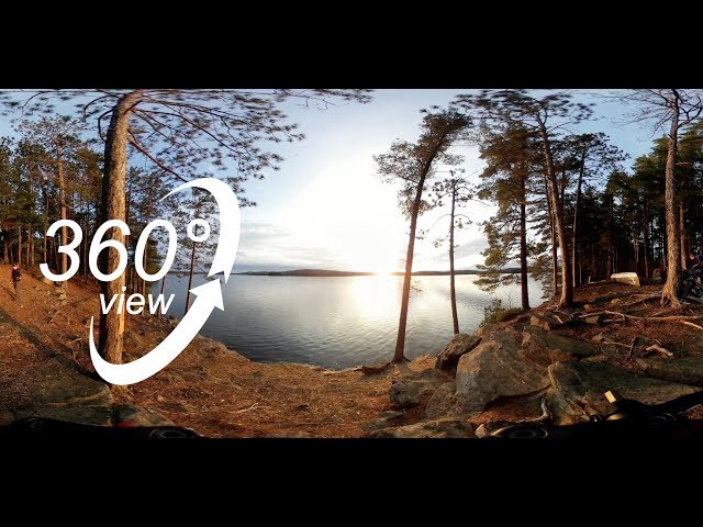 BIG ALGONQUIN CANOE TRIP - 360° VR VIDEO - DAY 1 - PADDLING LAKE OPEONGO AND CAMPSITE SUNSET! (4K)