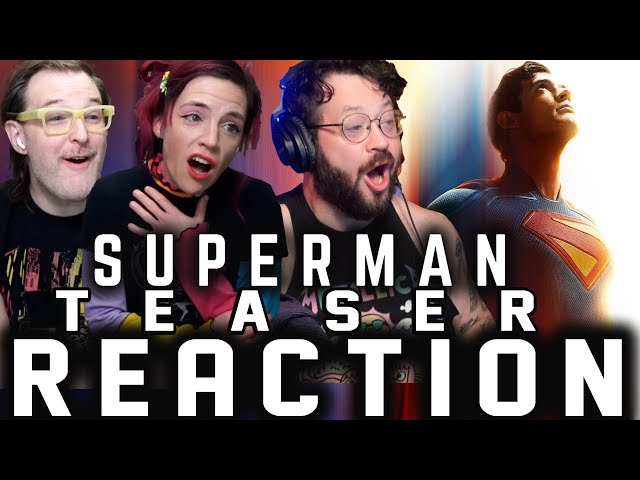 Superman (2025) Teaser Trailer REACTION! // We are SO IN!