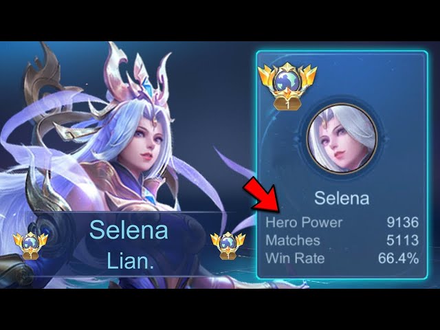 TOP GLOBAL SELENA TUTORIAL HOW TO DOMINATE IN LANE!! - BEST BUILD AND ROTATION (must try)