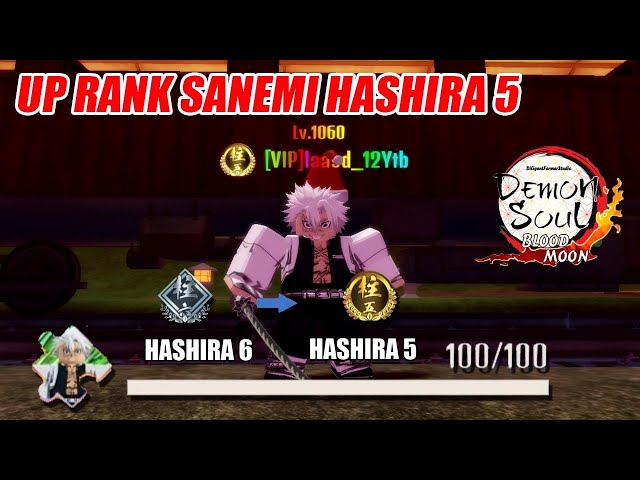 Demon Soul Simulator - Up Rank Sanemi Hashira 5