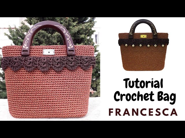 Easy Crochet Bag Tutorial  " Francesca " / Borsa Uncinetto / Oby Ebiokoro