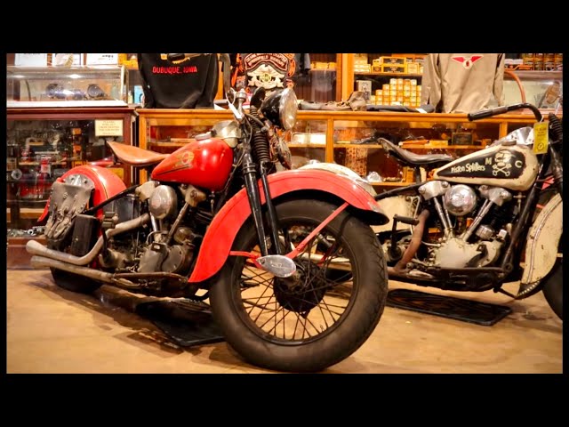 RARE 1937 Harley Knucklehead Starts First Kick Every Time- Billy Lane How To Kickstart Choppers Inc