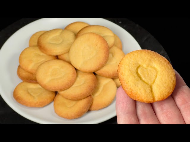 Only a few know this method! Cookies that melt on the tongue!