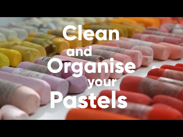 How to Clean and Organise Soft Pastels