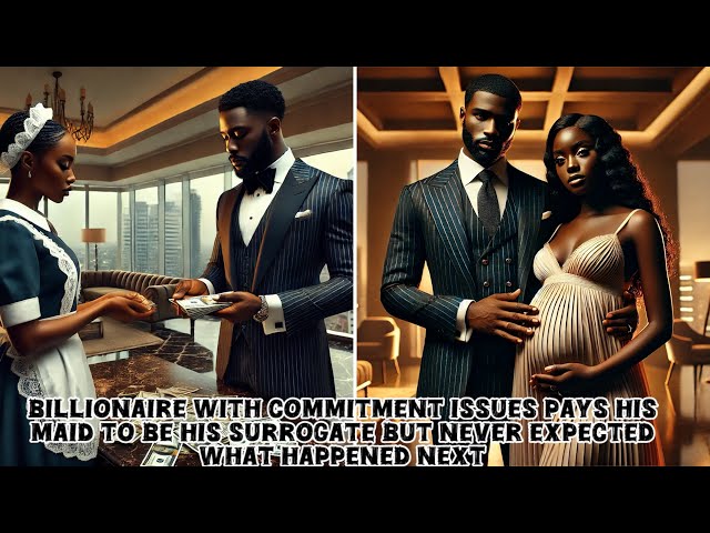 BILLIONAIRE WITH COMMITMENT ISSUES PAYS HIS MAID TO BE HIS SURROGATE BUT.....