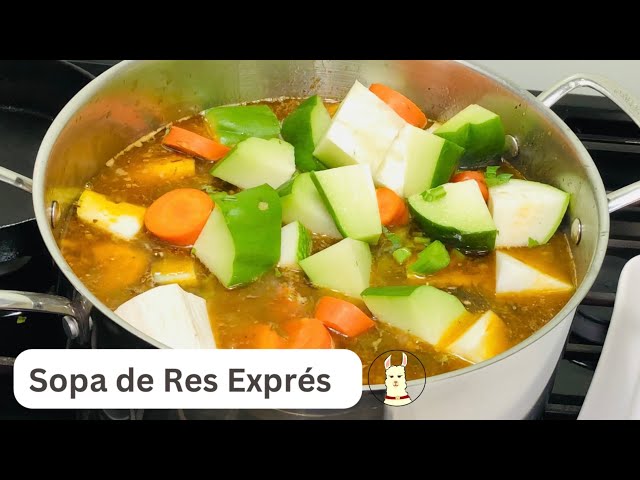 Sopa de Res Exprés