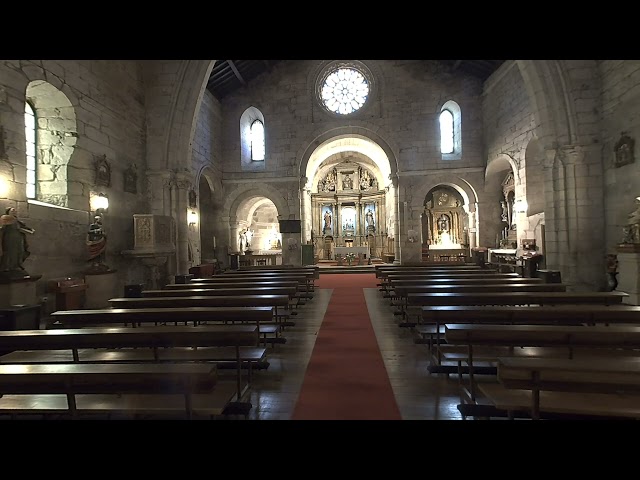 Interior de la Iglesia de Santiago. A Coruña (VR180 3D)