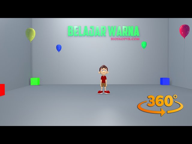 learn colors 360 3D 4K VR