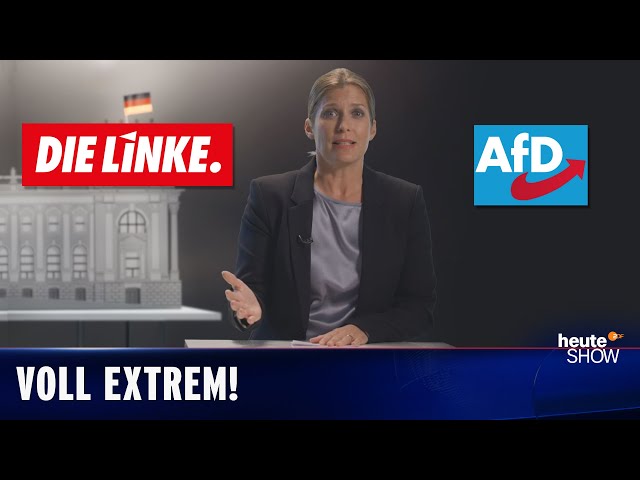 Ganz links, ganz rechts: Die kleine Geschichte von Linkspartei und AfD | heute-show