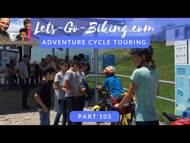 Part 105 - The wings of Tatev and Tatev Monastery - World cycle tour - 2018