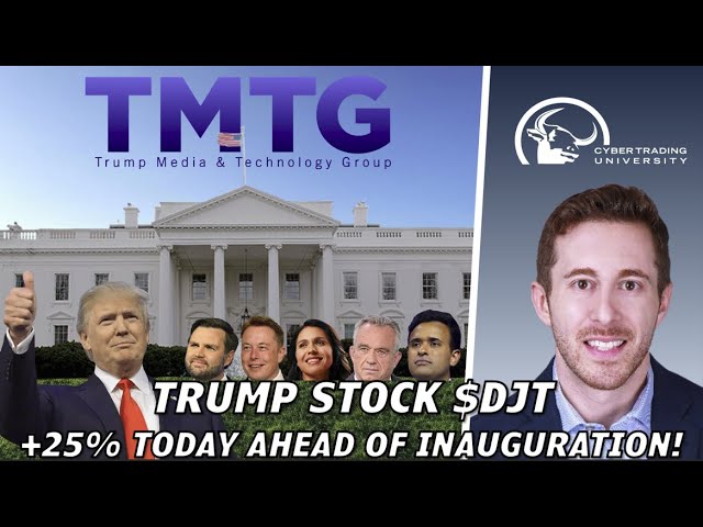 Trump Stock $DJT +25% Before The Inauguration!  Is There More To Come? [3 Simple Steps]