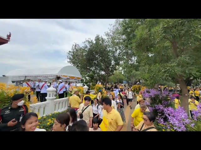 #Thailand 🇹🇭 #Bangkok Santi Chai Prakan Park | The Royal Barge Procession is just finished.