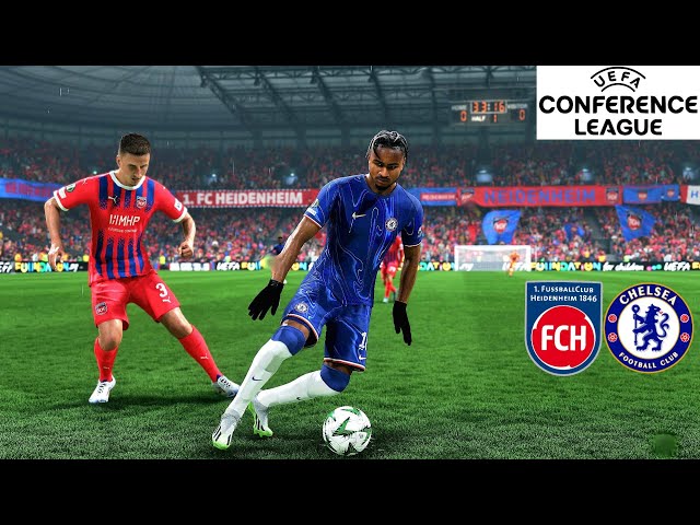 EA FC 25 - Heidenheim vs Chelsea - Nkunku Felix Mudryk - UEFA Conference League 24/25 | PS5 | 4K HDR