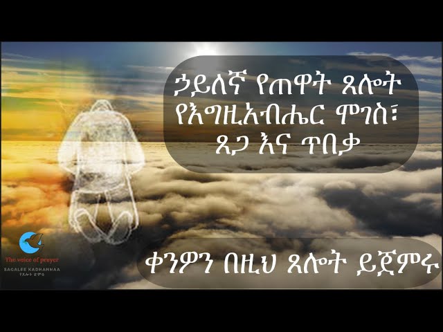 ኃይለኛ የጠዋት ጸሎት | የእግዚአብሔር ሞገስ፣ ጸጋ እና ጥበቃ | ቀንዎን በዚህ ጸሎት ይጀምሩ AMHARIC MORNNING PRAYER