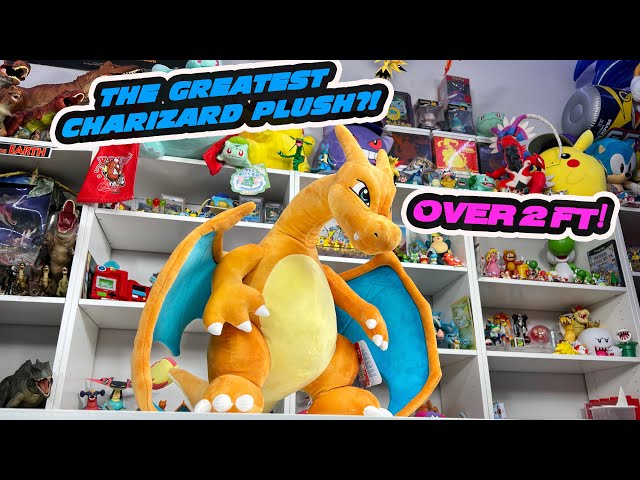 NEW 24” Large Charizard Plush From Jazwares. OVER 2 FEET LONG!