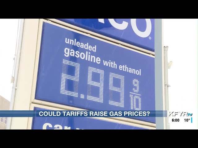 How could tariffs impact gas prices