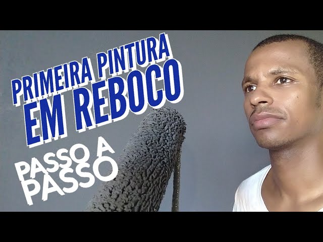 Como pintar parede rebocada  PASSO A PASSO