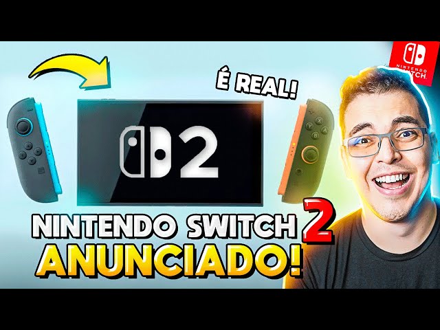 Reagi ao TRAILER DO NINTENDO SWITCH 2 (É Oficial!!)