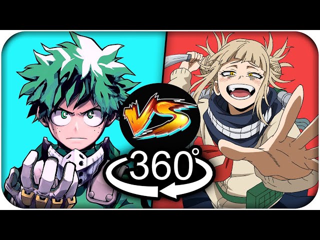 Deku VS Himiko Toga BATTLE! [360º VR] | My Hero Academia BATTLES! 360 VR