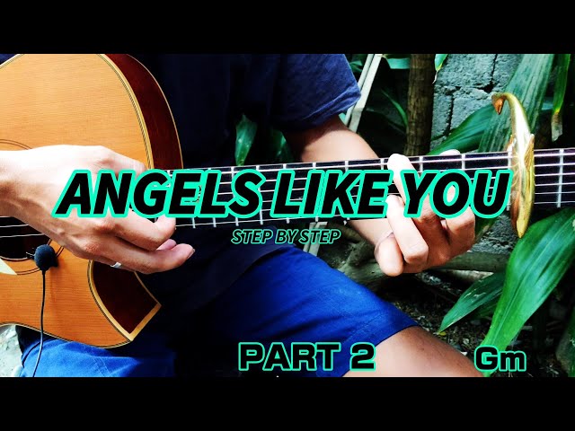 Angels Like You - Miley Cyrus - Fingerstyle (Step by Step) Chords + lyrics