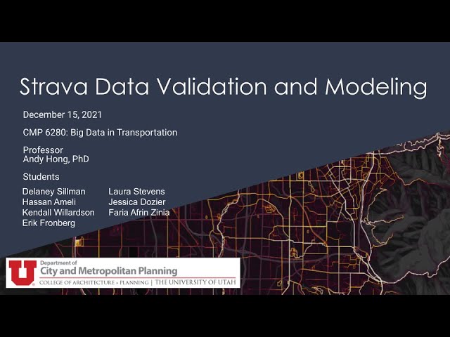 Making Strava Data Useful for Active Transportation Planning