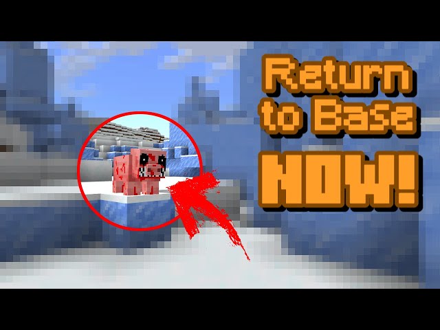 If You See a Creepy Pig Like This, RETURN TO BASE NOW! Minecraft Creepypasta - Bedrock - Uncut