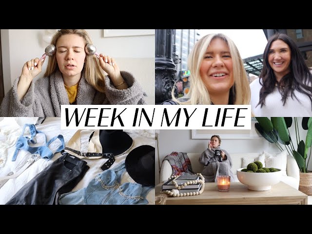 week in my life in NYC: trying new facial tools, sephora haul, pack + prep for stagecoach