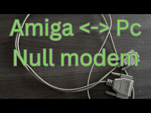 Amiga 2000 serial cable PC