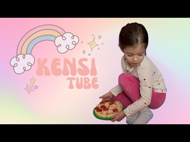 Kensi Cooks Up Fun in Her Play Kitchen! 🍕🧑‍🍳