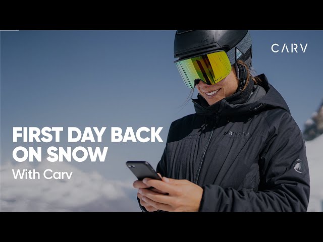 FIRST DAY BACK ON SNOW WITH CARV | 3 tips to get your ski legs back