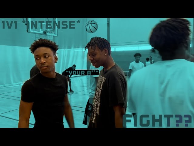 Intense 1v1 Basketball Against Trash Talker!! *IT GOT HEATED*