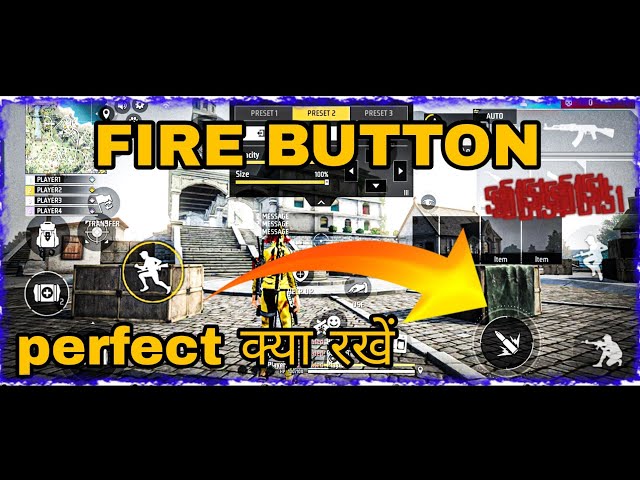 Raistar best fire button free fire ✅ Auto Headshot fire button 🔘#raistar