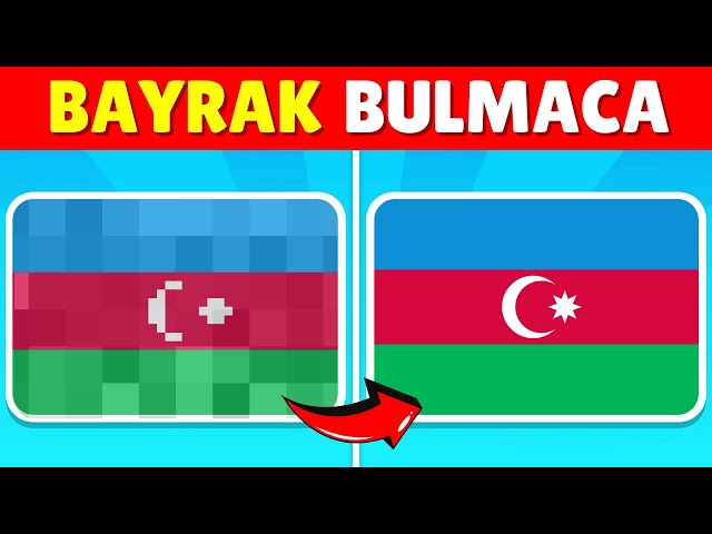 Ülkelerin Bayrağını TAHMİN ET! 🤔🚩 Bayrak Bulmaca