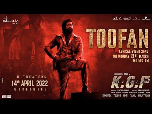 KGF 2 | OFFICIAL TOOFAN SONG | T-SERIES | YASh NEEl