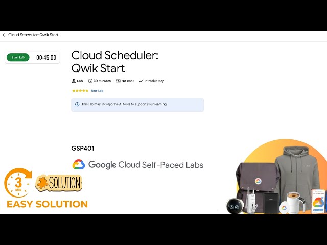 Cloud Scheduler: Qwik Start | Lab Solution | #qwiklab | #GSP401