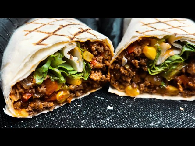 HOW TO MAKE THE BEST BEEF BURRITOS | HOMEMADE BURRITO RECIPE