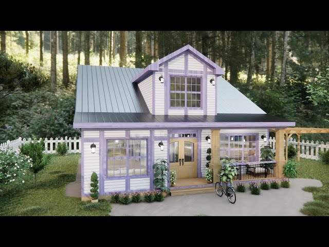 Stunning 10x10m / 34x35ft 2-Story Small House Design | Efficient & Affordable Home Tour