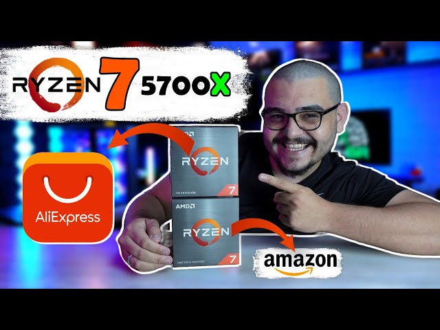 RYZEN 7 5700X o MELHOR processador CUSTO BENEFICIO? Unboxing e análise completa!