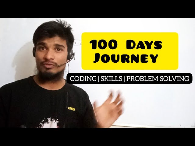 100 days Coding challenge | Increasing the lower bound of Programming (1)