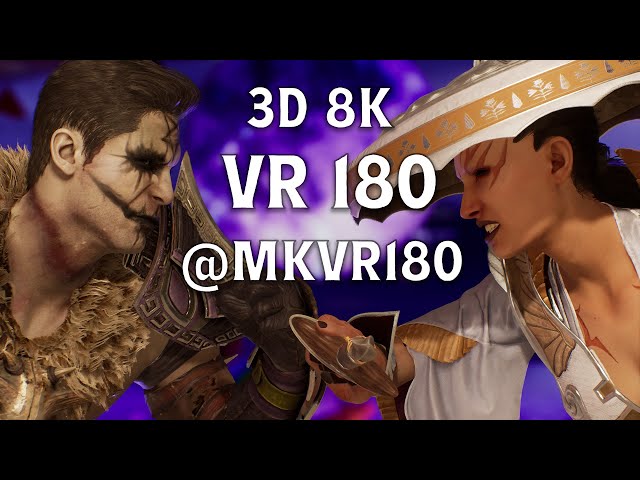 Mortal Kombat VR: Reiko vs Ashrah (VR180 8K 3D Battle) | Epic Fight Scene (MQVR-8A) | Halloween