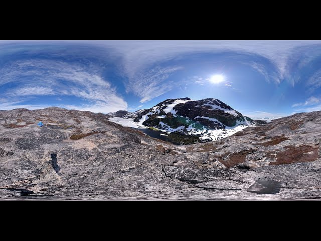 360 degree video (VR=virtual reality) of the most spectacular areas of the world ( Greenland )