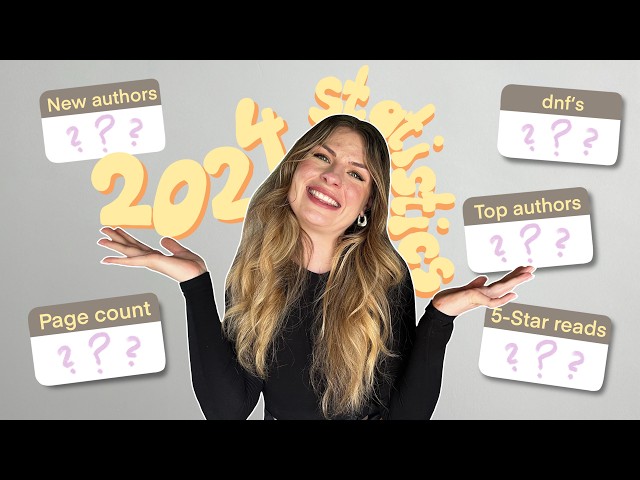 My Reading Year in numbers: Most Read Author, Pages, Genres & More! 📚✨