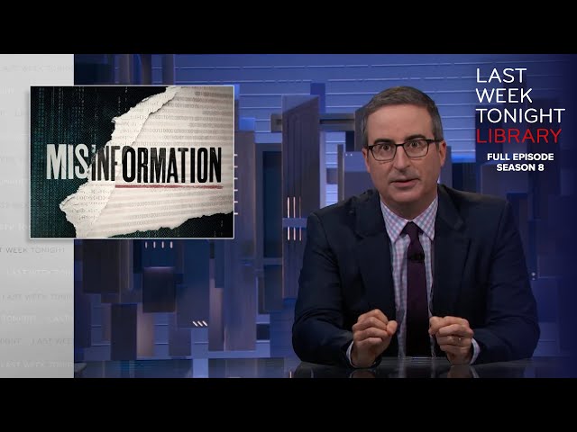 S8 E26: Misinformation, OAN & Idaho: Last Week Tonight with John Oliver