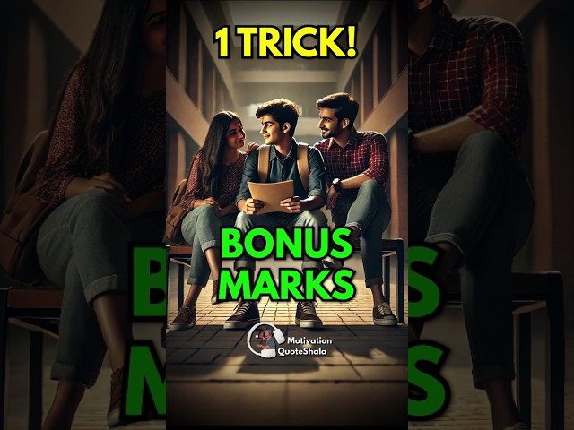 1 Revision Trick 😮 Get 20 BONUS Marks #studytips #examtips