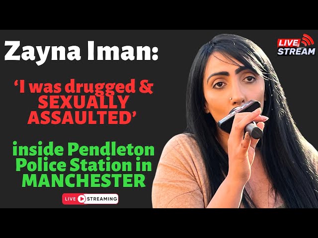 Breaking News: Zayna Iman protest after SEXUAL ASSAULT inside Pendleton Police Station