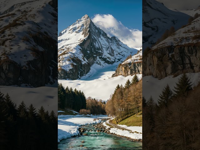 "Breathtaking Switzerland Mountain Views | Serene Alpine #Switzerland #MountainViews #shorts