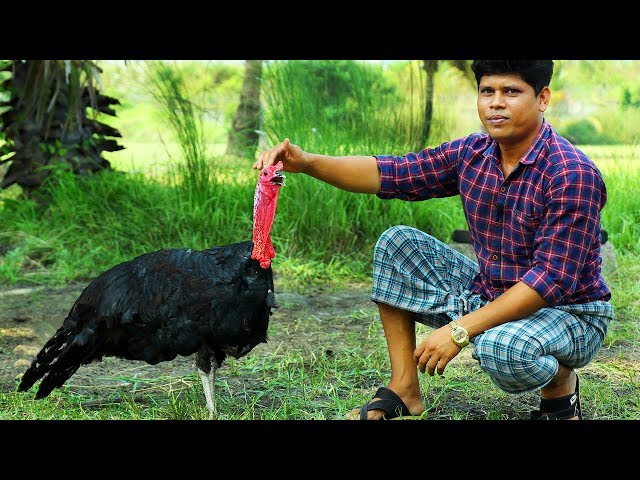 YUMMY TURKEY CURRY | Turkey Chicken Gravy Recipe | Cooking Skill Village Food Channel